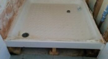 How to Set up a Shower Tray